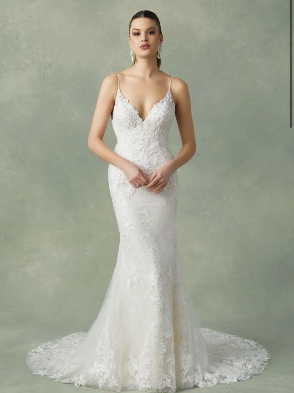 Felix Lace Wedding Gown in Ivory Justin Alexander 88311